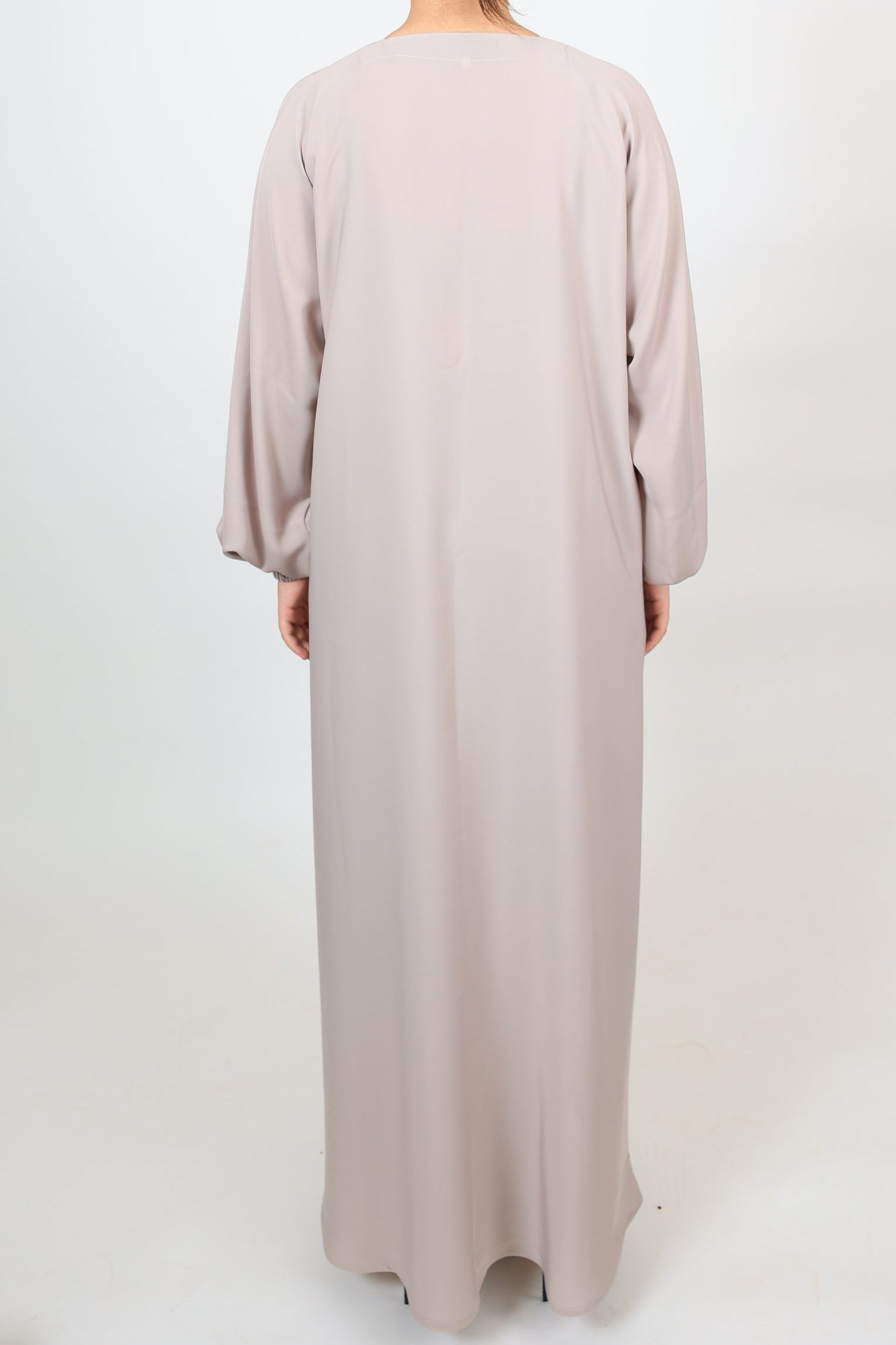 Buttery Soft Simple Abaya - Biscuit