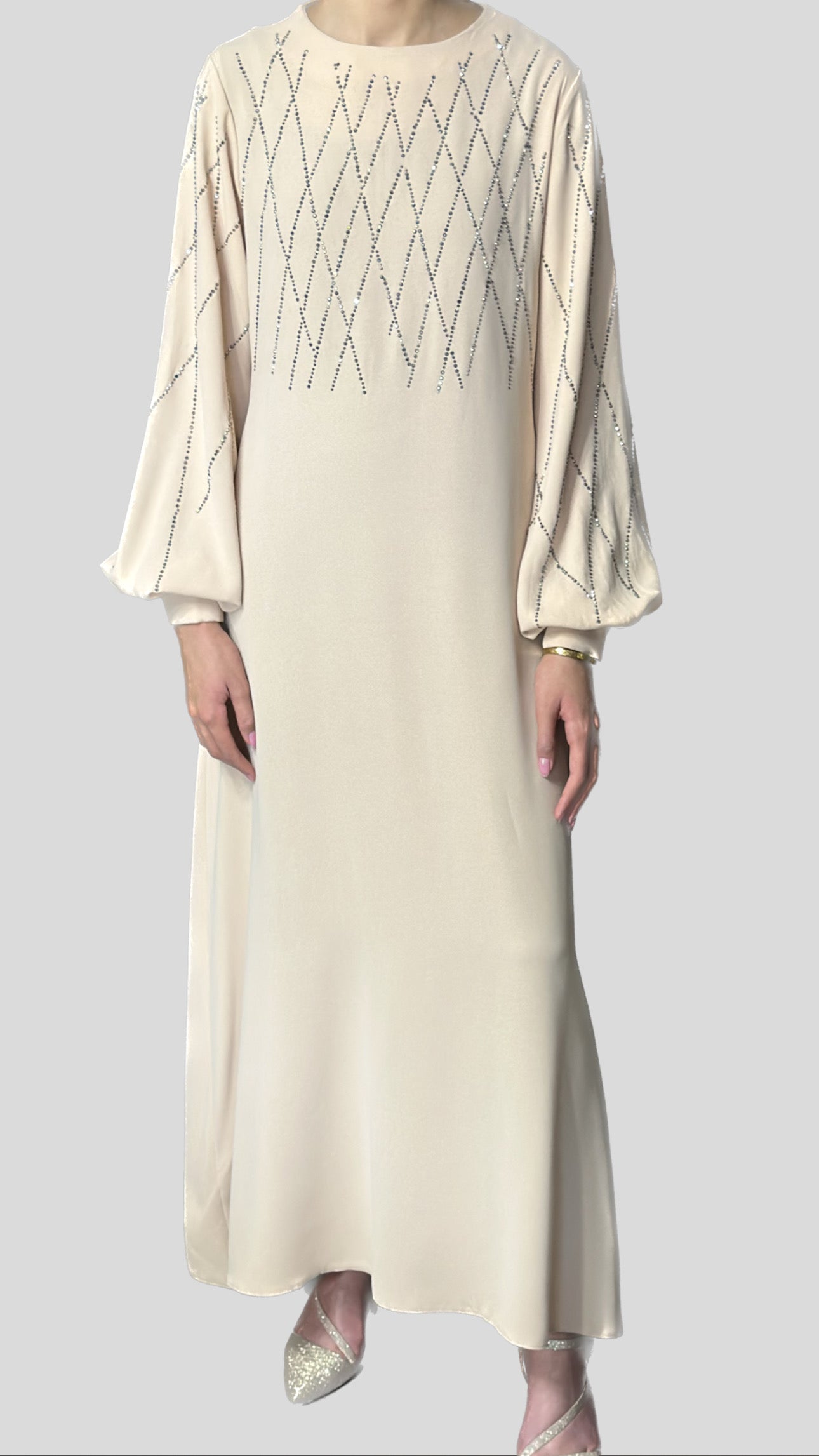 Gemstone Abaya Dress