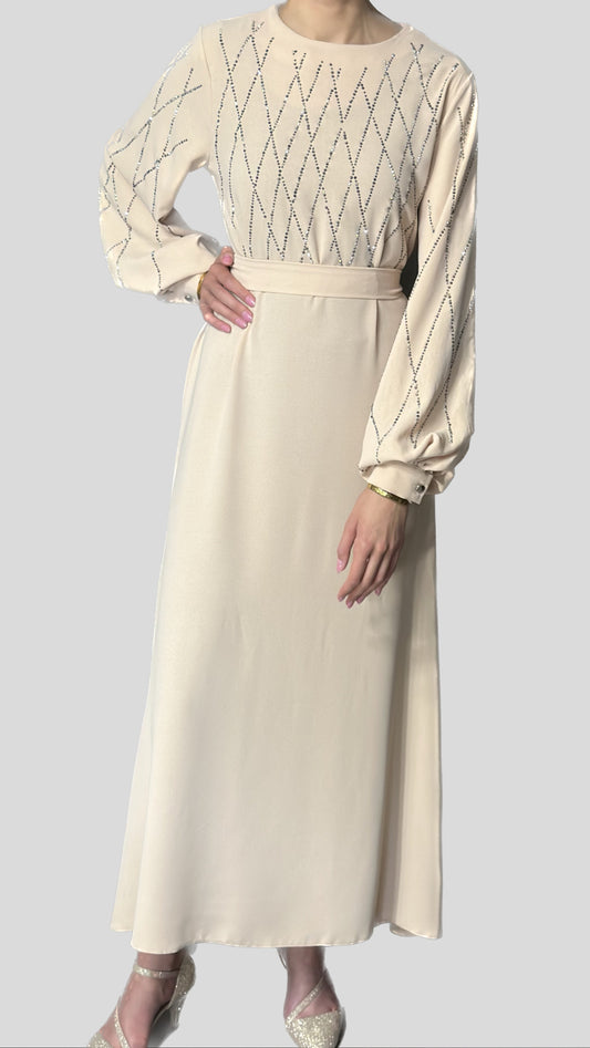 Gemstone Abaya Dress