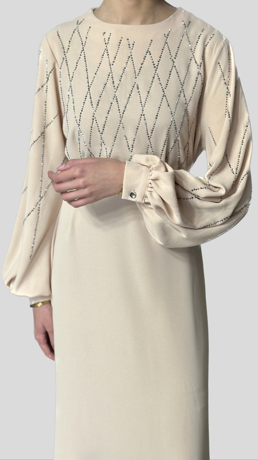 Gemstone Abaya Dress