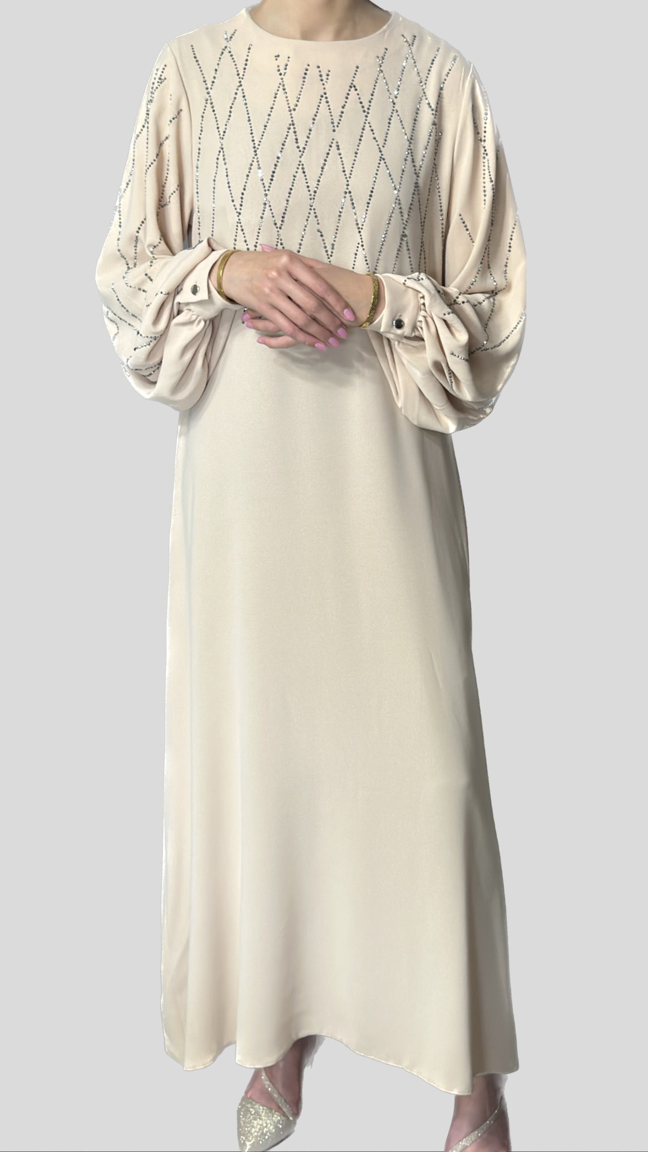 Gemstone Abaya Dress
