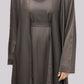 Open Front Abaya With Matching Slip