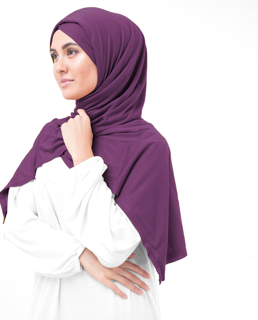 Everyday Jersey Hijab - Violet