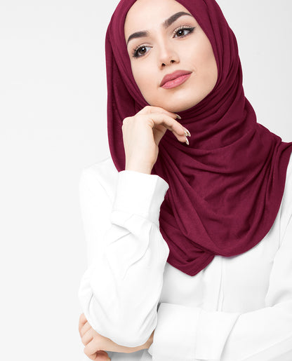 Everyday Jersey Hijab - Maroon
