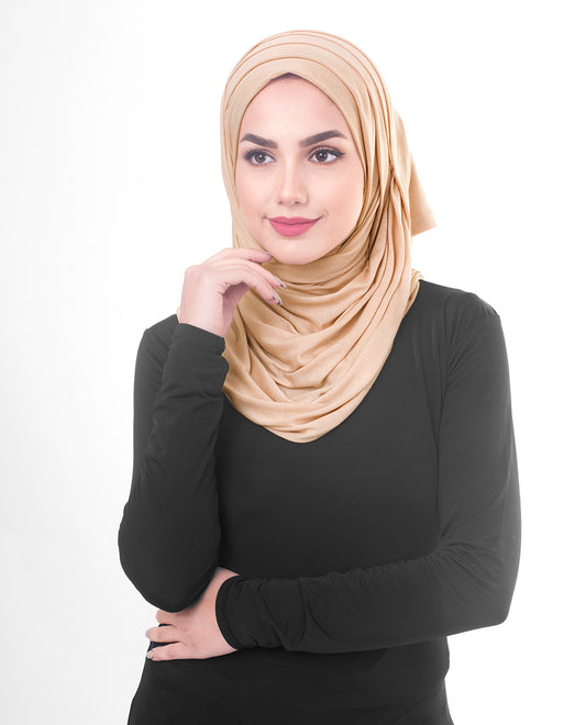 Everyday Jersey Hijab - Nude