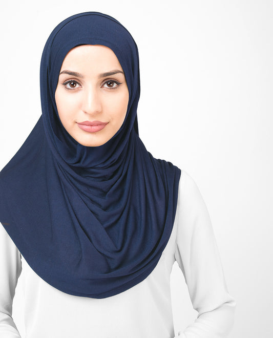 Everyday Jersey Hijab - Navy