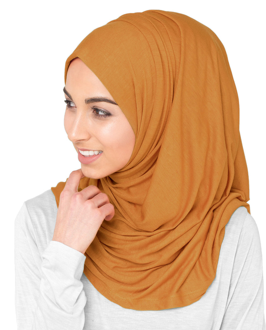 Everyday Jersey Hijab - Burnt Orange