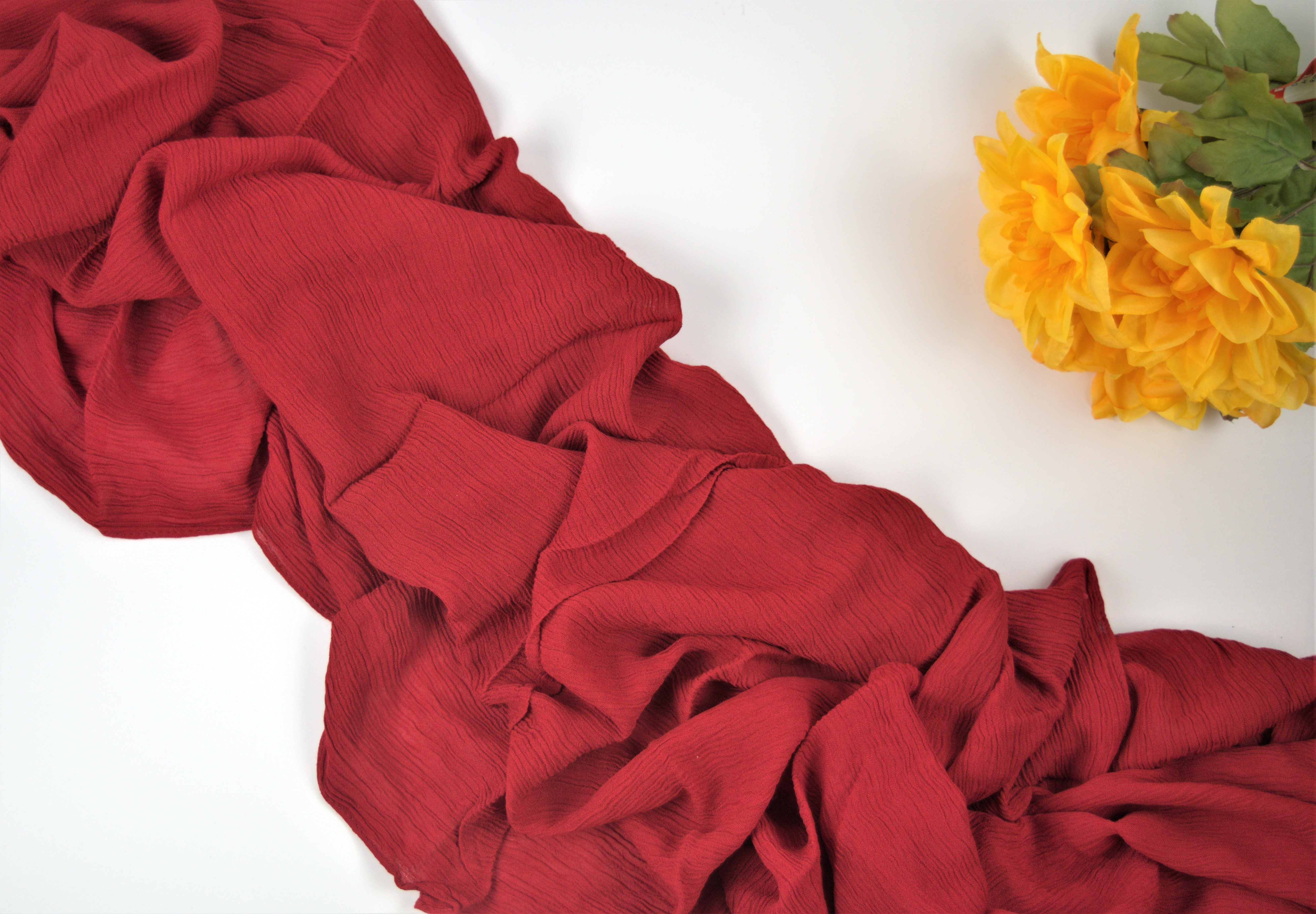 Modal Crinkle- Pomegranate