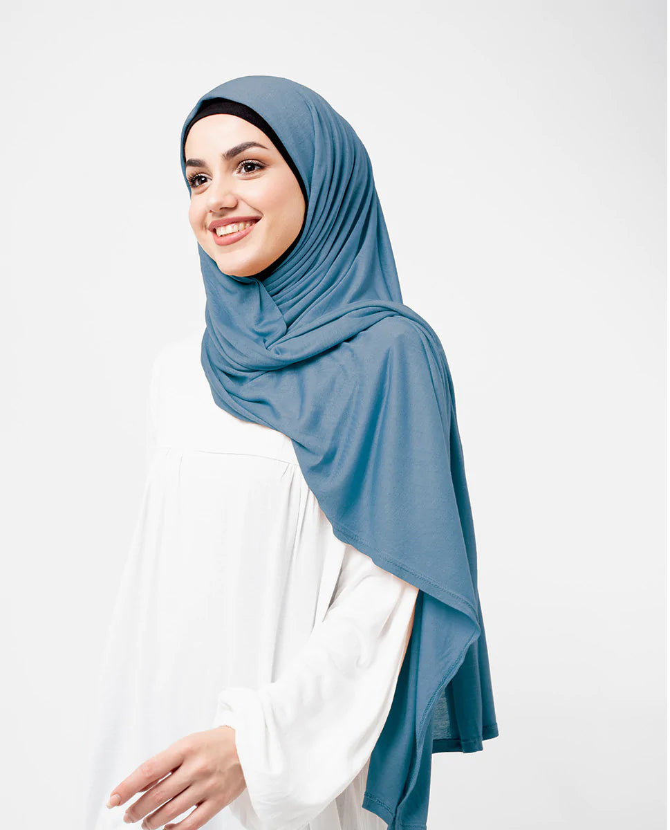 Everyday Jersey Hijab - Denim