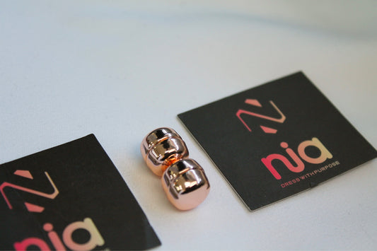 No-Snag Hijab Magnets - Rose Gold